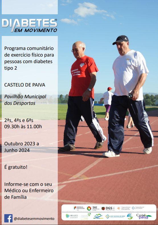 “Diabetes em Movimento” arranca já em Outubro em Castelo de Paiva